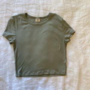 Aritzia Little Ribbed T-Shirt